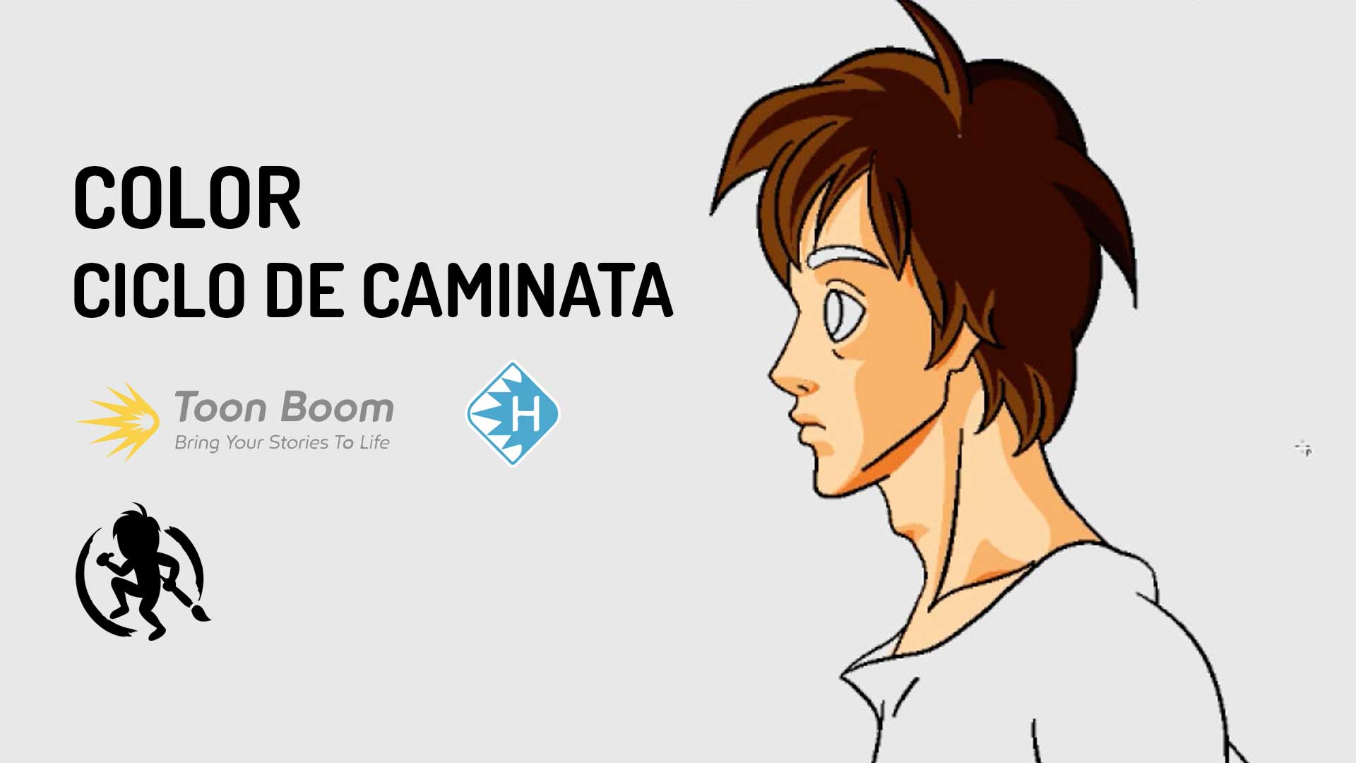 Pintar un fotograma del ciclo de caminata