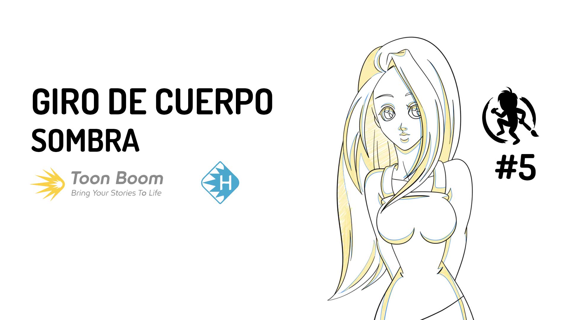 Sombra del giro de cuerpo de una chica