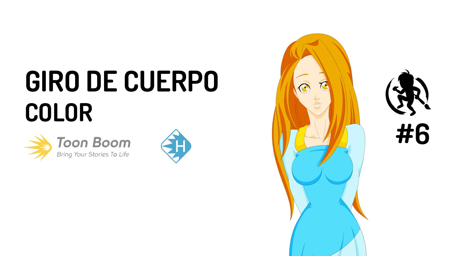 Color del giro de cuerpo de una chica