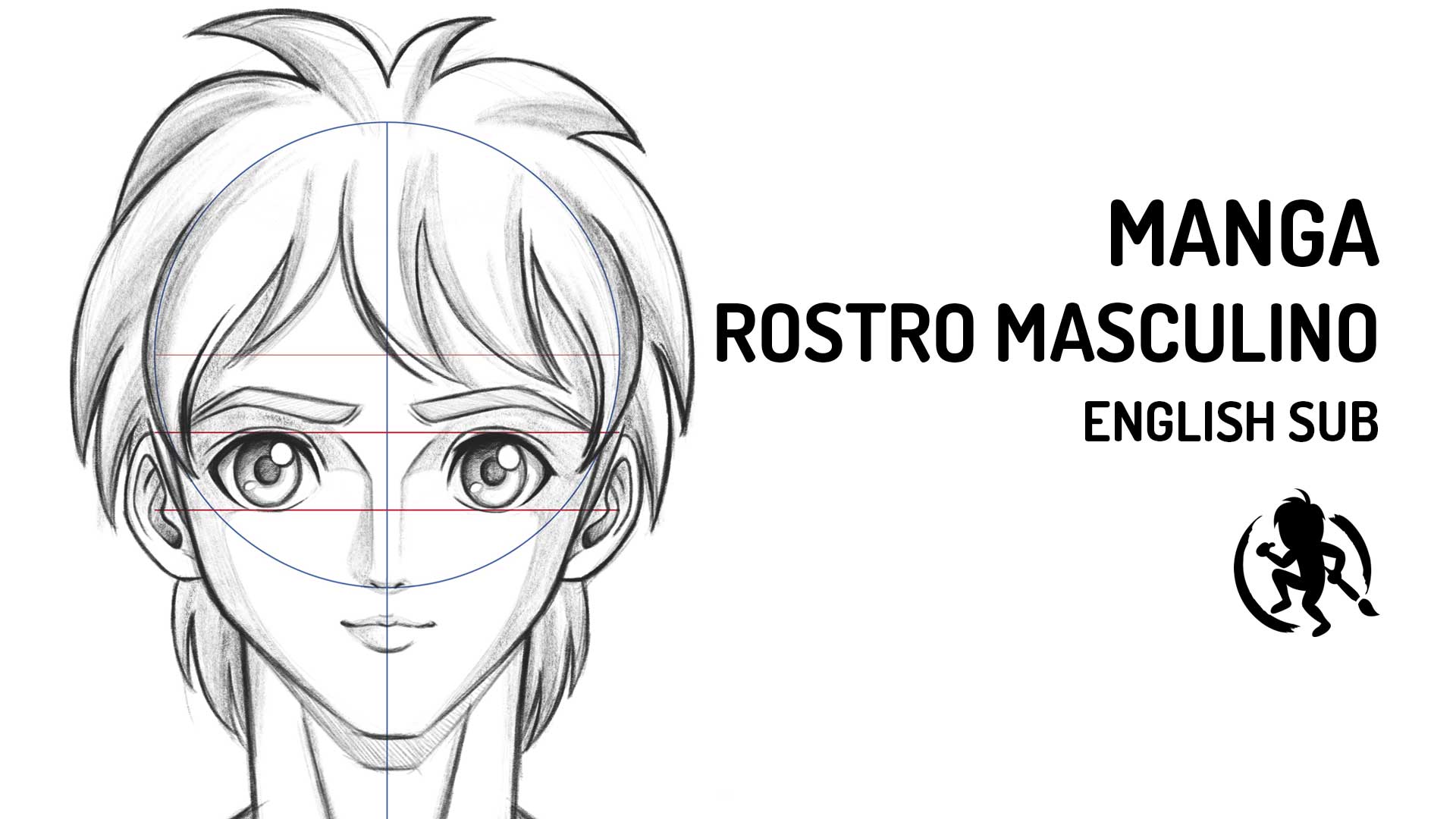 Como dibujar el rostro masculino estilo Manga