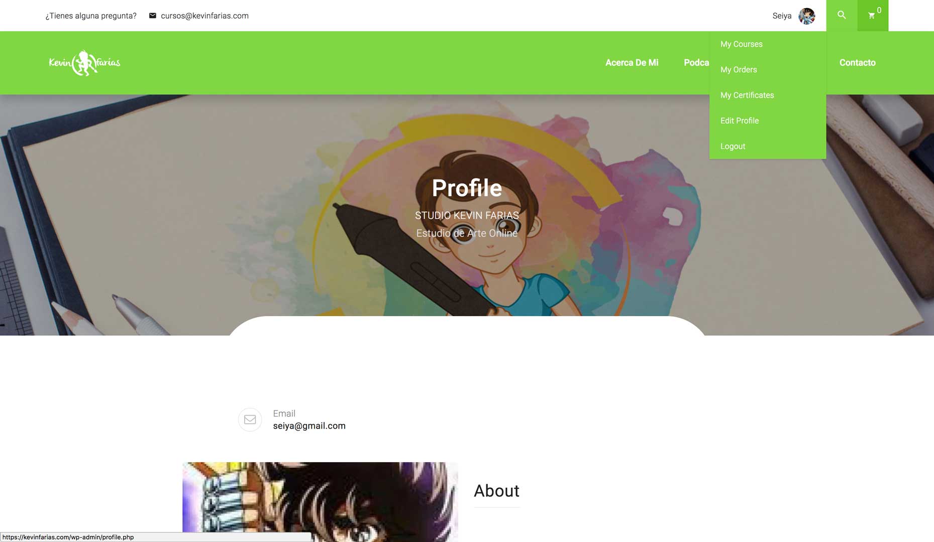 Perfil finalizado