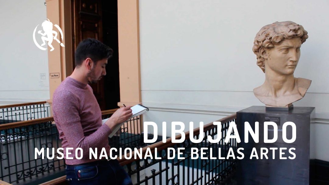 Dibujando en el museo Nacional de Bellas Artes