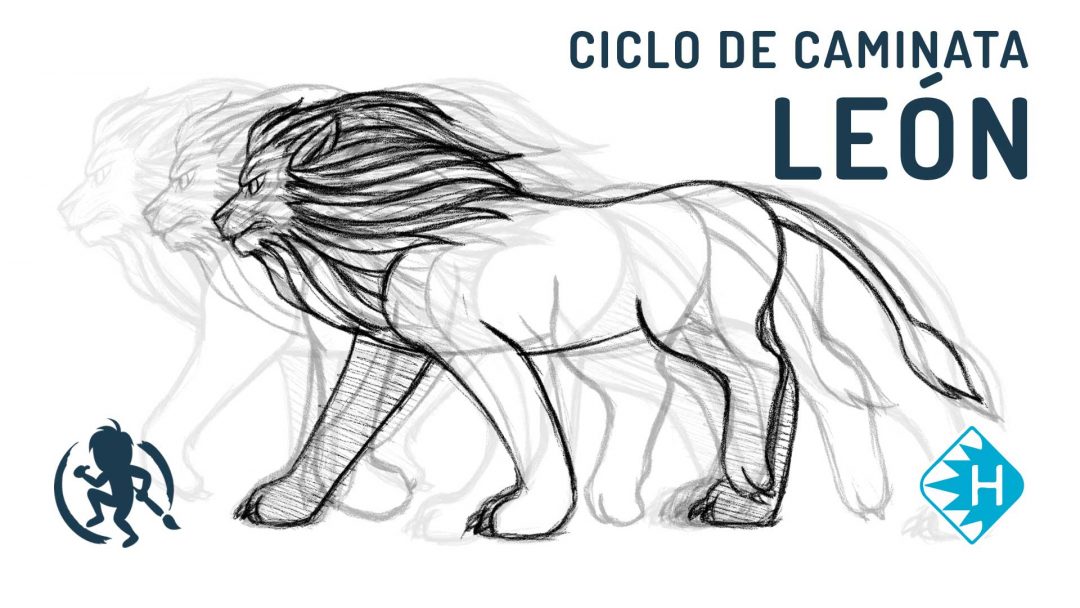 Como animar un ciclo de caminata de un león
