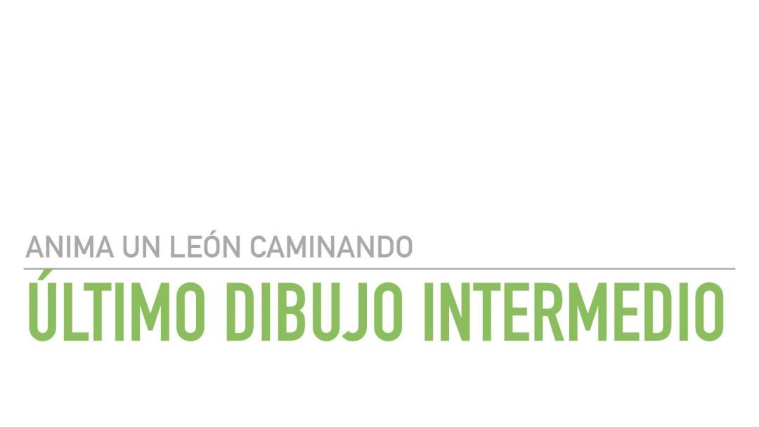 Último Dibujo Intermedio del León