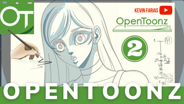 Como limpiar una Animación 2D en OpenToonz