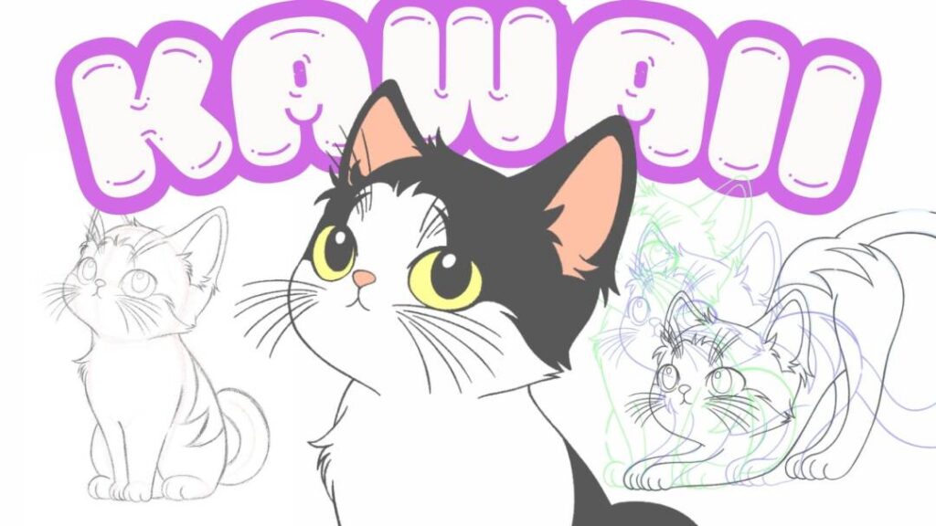 Dibuja y ANIMA un GATO adorable en Clip Studio