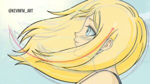DIBUJA y ANIMA el CABELLO al viento en Clip Studio PAINT