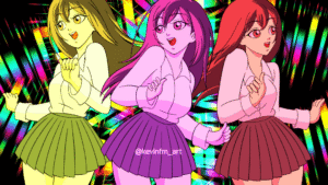 ANIMA una CHICA BAILANDO en Clip Studio PAINT