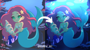 Anima una escena ACUÁTICA en Clip Studio PAINT