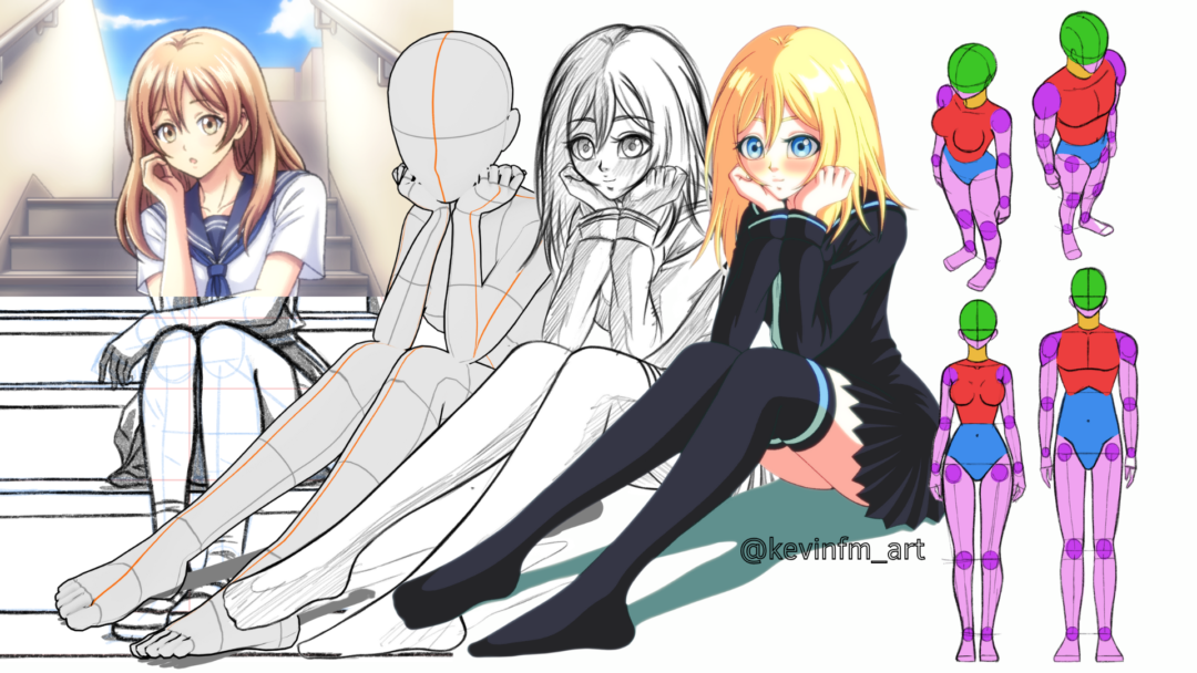 DIBUJA una COMPOSICIÓN de un cuerpo completo!